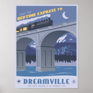 Poster Express de nuit à Dreamville