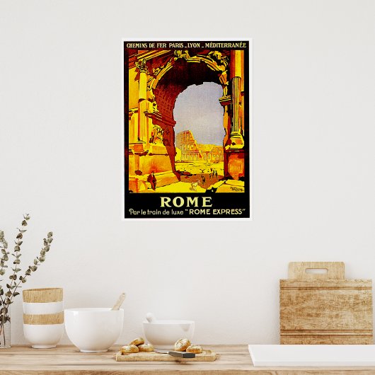 Poster Express de Rome (Cuisine)