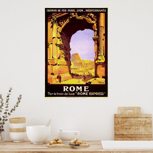 Poster Express de Rome (Cuisine)