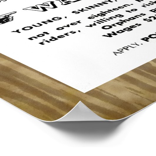 Poster Express de Wild West Pony (Coin)