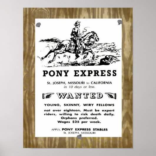 Poster Express de Wild West Pony (Devant)