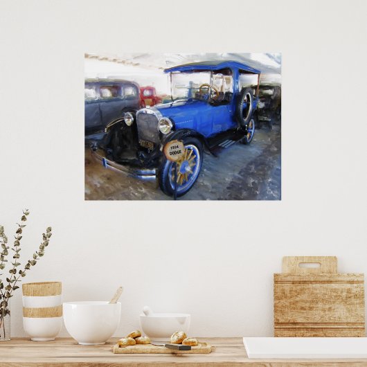 Poster express Dodge Wagon 1924 (Cuisine)