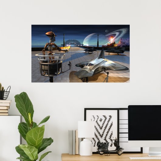 Poster Express européen (Bureau à domicile)