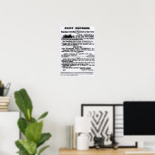 Poster Express Pony, Neuf Jours (Bureau à domicile)