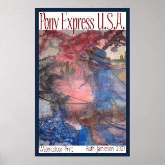 Poster Express PONY U.S.A.