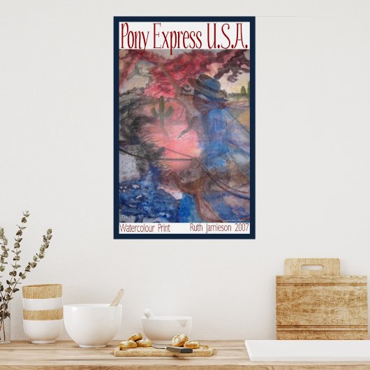 Poster Express PONY U.S.A. (Cuisine)
