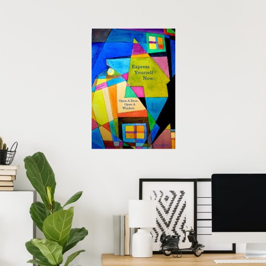 Poster Express-Toi Maintenant. (Bureau à domicile)