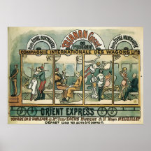 Affiche Vintage "The Orient Express" En Métal - Décoration Murale 20,3 X 30,5 Cm - Résistante, Pour Intérieur/extérieur - 11