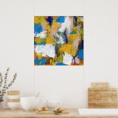 Poster Expression Abstraite #11 par Michael Moffa (Cuisine)