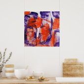 Poster Expression Abstraite #12 par Michael Moffa (Cuisine)