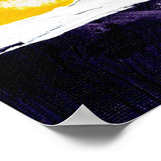 Poster Expression Abstraite #2 par Michael Moffa (Coin)