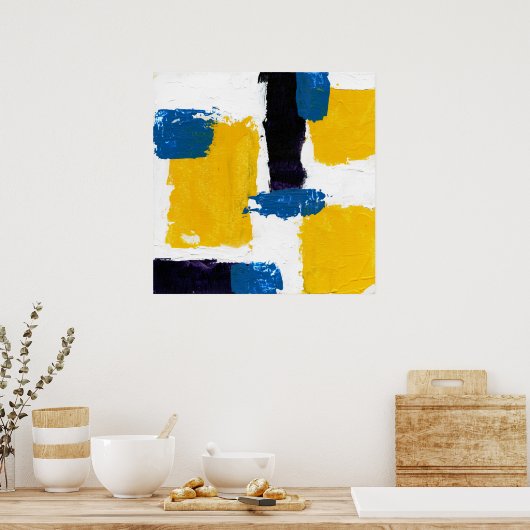 Poster Expression Abstraite #2 par Michael Moffa (Cuisine)