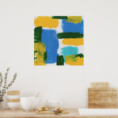 Poster Expression Abstraite #3 par Michael Moffa (Cuisine)