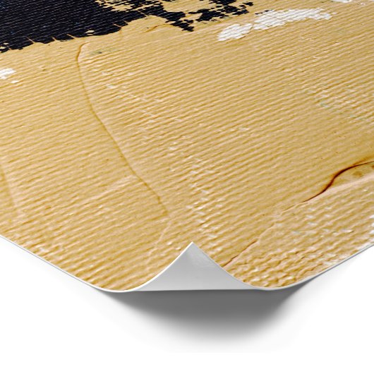 Poster Expression Abstraite #6 par Michael Moffa (Coin)