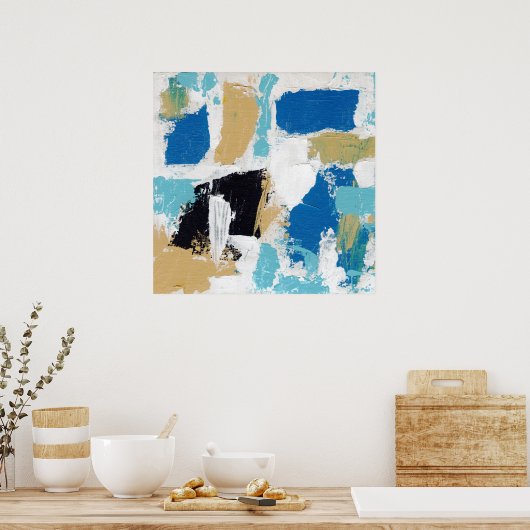 Poster Expression Abstraite #6 par Michael Moffa (Cuisine)