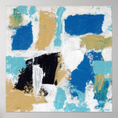 Poster Expression Abstraite #6 par Michael Moffa (Devant)