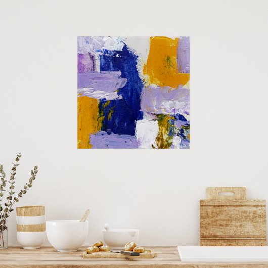 Poster Expression Abstraite #9 par Michael Moffa (Cuisine)