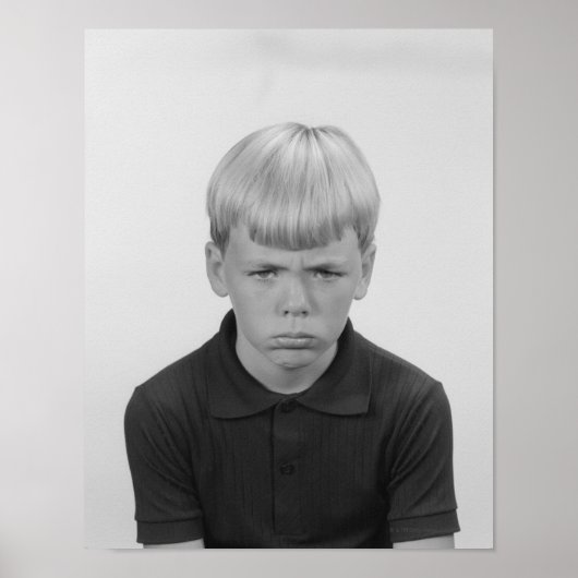 Poster Expression de Boy Facial (Devant)