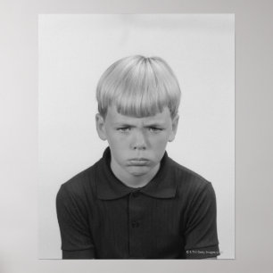 Poster Expression de Boy Facial