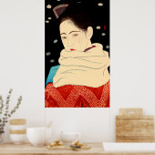 Poster Expression des yeux Asai Kiyoshi 1930 (Cuisine)