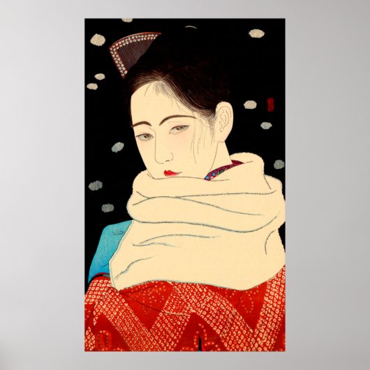 Poster Expression des yeux Asai Kiyoshi 1930 (Devant)
