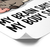 Poster Expression fatiguée (Coin)