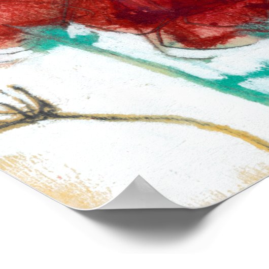 Poster Expression Fleur I (Coin)