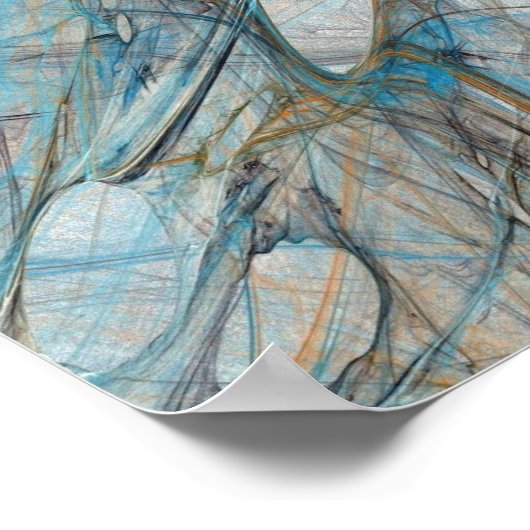 Poster Expression fractale II (Coin)