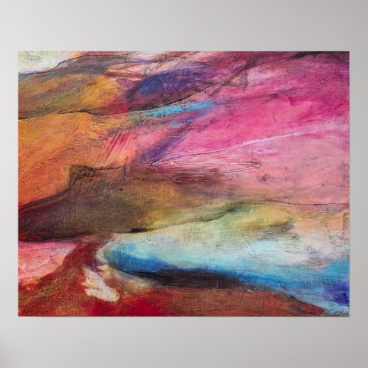 Poster Expression Fuchsia (Devant)