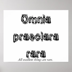 Poster Expression latine Excellence