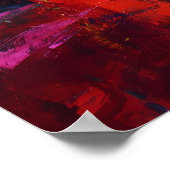 Poster Expressionist Tokyo Skyline Neon Night Cityscape (Coin)