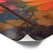 Poster Expressionnisme Dachshund Exploration D'Un pré (Coin)