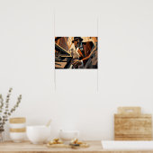 Poster Expressions de l'affiche murale de jazz (Cuisine)