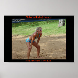 Poster Expressions de volley-ball