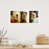 Poster Expressions d'un cochon de Guinée (Cuisine)