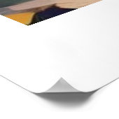 Poster Expressive Abstract Flower Painting (Coin)