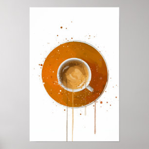 Poster Expresso Orange