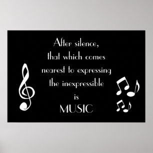 Poster Exprimer l'affiche musicale inexpressible