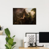 Poster Expulsion d'Eden (1828) — Thomas Cole (Bureau à domicile)