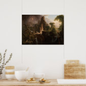 Poster Expulsion d'Eden (1828) — Thomas Cole (Cuisine)