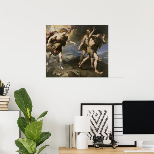 Poster Expulsion du paradis (Bureau à domicile)