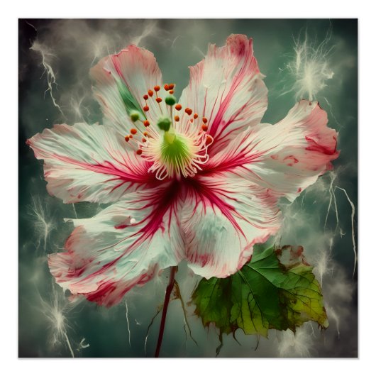 Poster Exquis Abutilon (Devant)