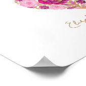 Poster Exquisite Floral Heart Loving Memory Reserved Seat (Coin)