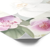 Poster Exquisite Floral Orchids Bouquets in Pink Shades  (Coin)