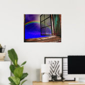 Poster Extérieur Dans L'Affiche (Bureau à domicile)