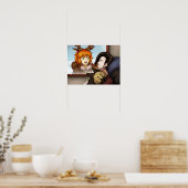 Poster Extérieur De La Fenêtre (Cuisine)