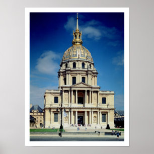 Poster Extérieur de l'église, commencé 1676 (photo)