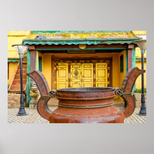 Poster Extérieur du bâtiment du monastère (Devant)