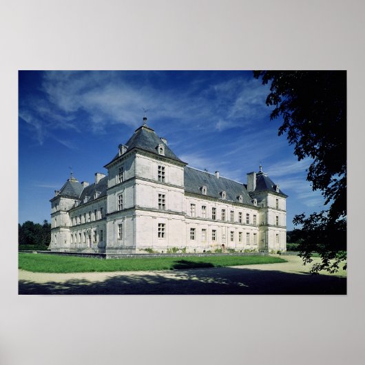Poster Extérieur du château, construit c.1546 (Devant)