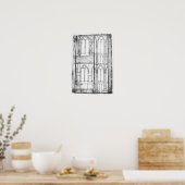 Poster Extérieur et intérieur (Cuisine)